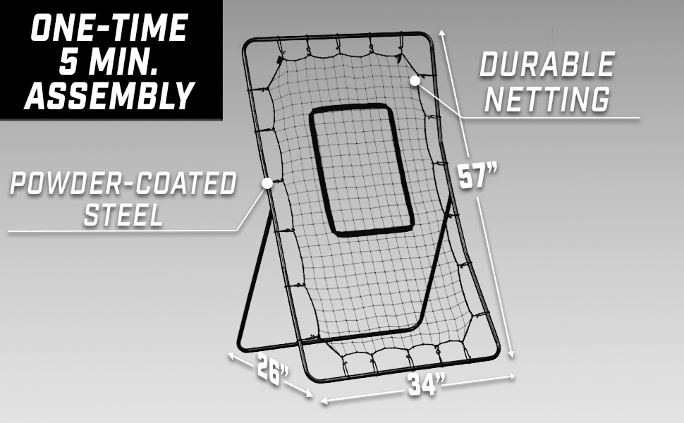 BASEBALL REBOUNDER 5 X 3 NET