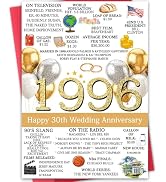 30th Anniversary Card for Men Women,Funny 30 Years Anniversary Ideas Gifts for Couple Husband Wif...