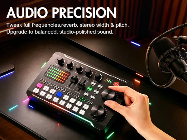 professional audio interface podcast microphone bundle