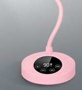 krofaue 12W UV Nail Lamp - Professional Auto-Sensing Nail Dryer with 4 Timers, Touch Buttons Rech...