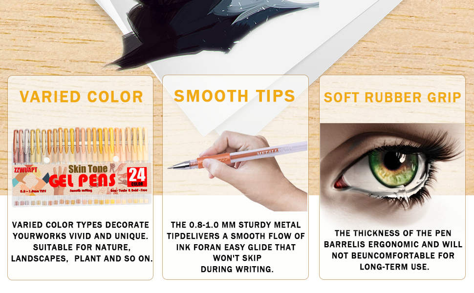 gel pens