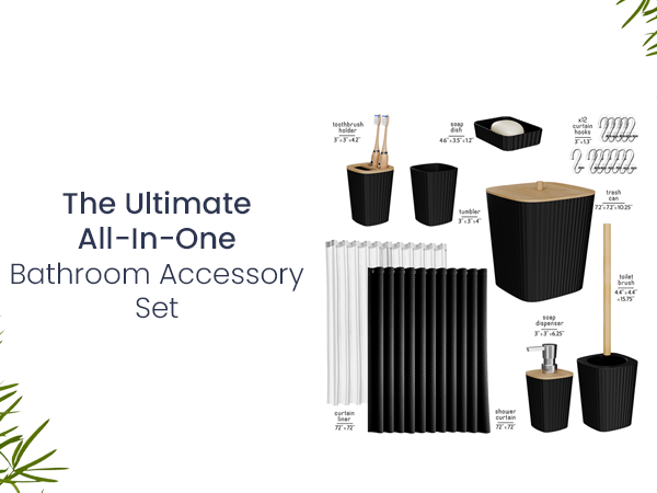 CC 20PC Bathroom Accessory Set