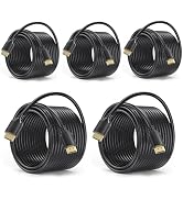 Long HDMI Cable 25FT 5 Pack, 4K HDMI to HDMI Cable 25 Foot in-Wall CL3 Rated High Speed HDMI 2.0 ...