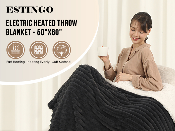 ELECTRIC HEATED THROW
