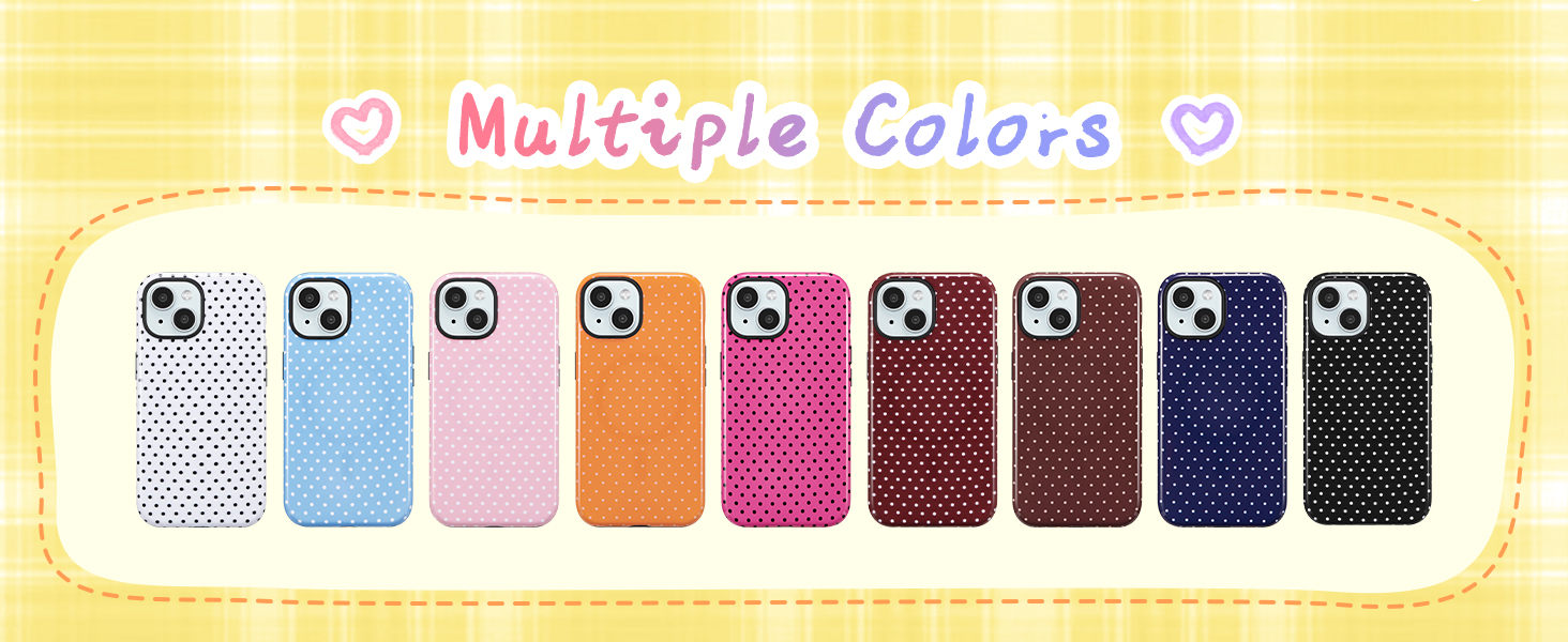 polka phone case magnetic case shockproof phone cover durable