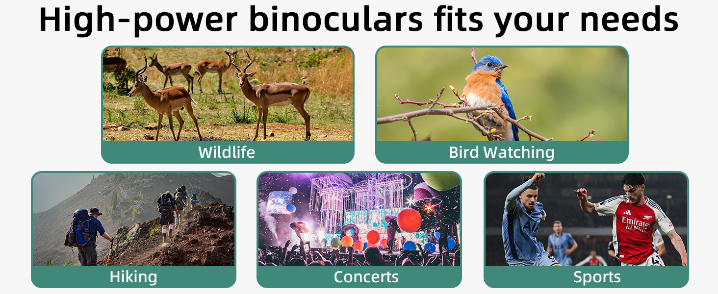High-power binoculars fits your needs
