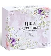 YUCO Travel Laundry Detergent Sheets 80 Loads, Liquidless Detergent Sheets for Travel, No Mess No...