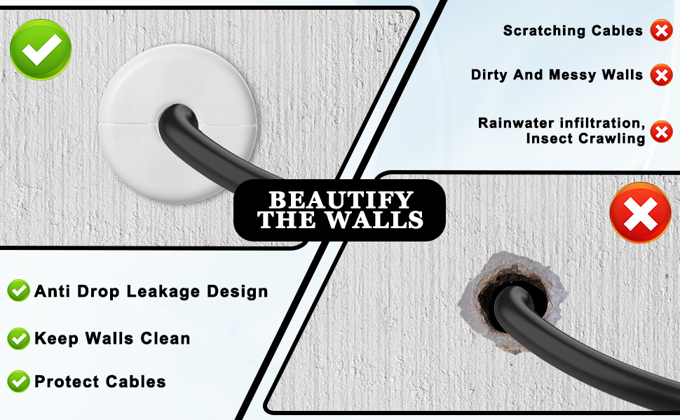 Wall Grommets for Cables