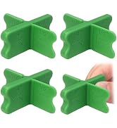 Dexspoeny 4 Pcs ABS Deck Spacer Tool with 4 Thicknesses Deck Board Spacers(1/16