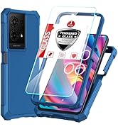 DpS for TCL K32 5G/TCL K33 5G 3-in-1 Case, TCL-K32-5G with Screen Protector, Dual-Layer TCL K32/T...