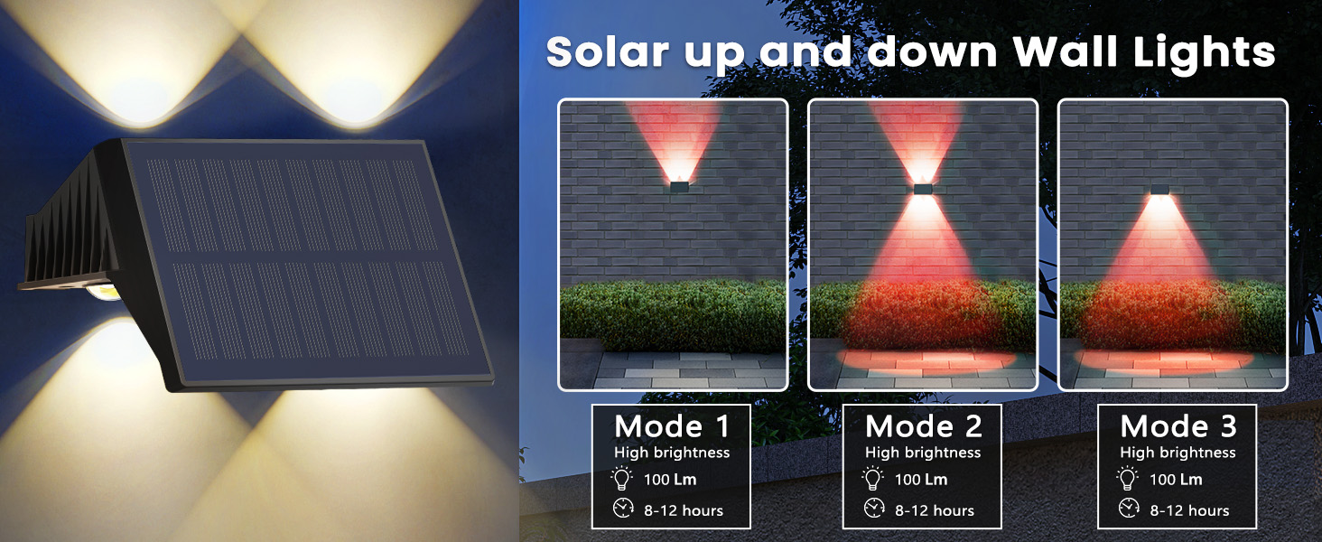 IIRARA Solar Fence Lights