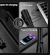 Rechargeable Flashlight High Lumens