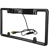 Car Reverse Camera, Car Rear Camera, HD Night License Plate Rear View Camera, IP67 Waterproof Uni...