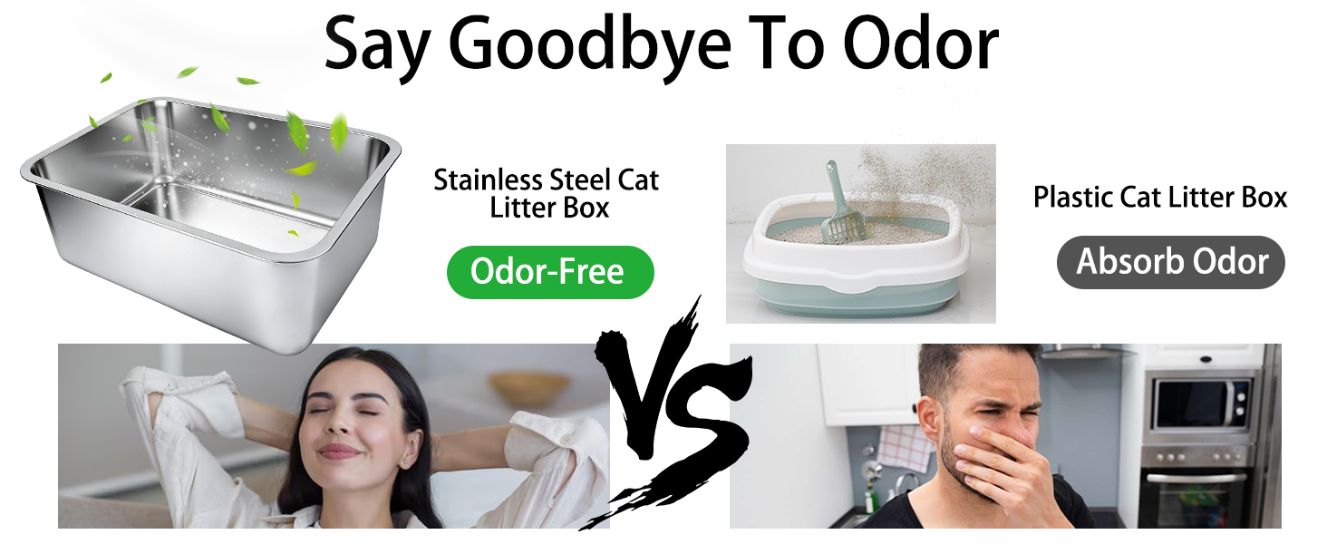 Stainless Steel Cat Litter Box