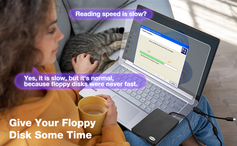 USB floppy disc reader, help you relive the memories many years ago