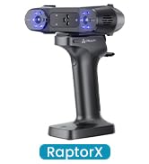 Creality 3D Scanner RaptorX, Upgraded Wireless 3D Scanner for 3D Printing with 34+7 Blue Laser Li...