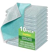 Jeymei 10 Counts Multipurpose Wire Dishwashing Rag,Non Scratch Wire Dishcloth,Microfiber Miracle ...