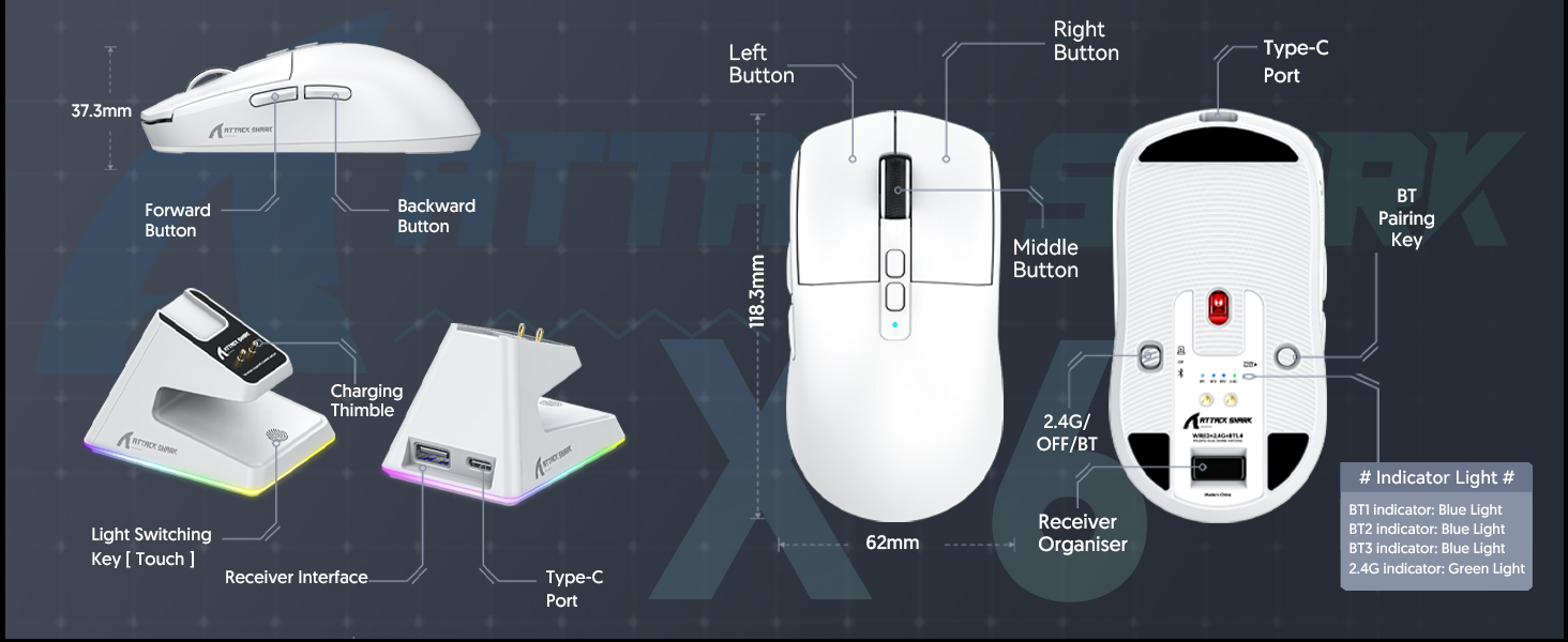wireless gaming mouse
