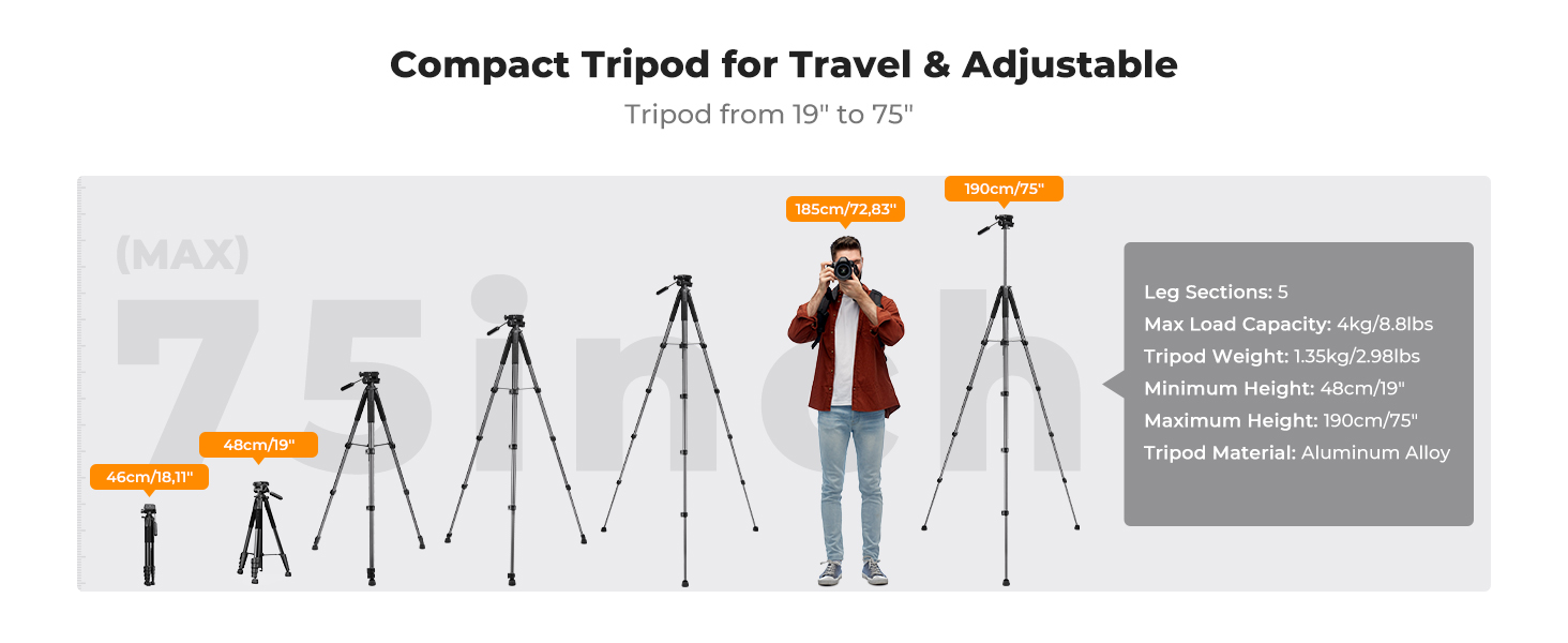 K&amp;amp;F CONCEPT camera video tripod