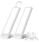 Dawnrise Under Cabinet Lights,7.8inch Motion Sensor Closet Light Indoor with Hook,Rechargeable Po...