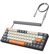 ZIYOU LANG RK-T8 Wired 65% Mechanical Gaming Keyboard with RGB LED Backlit Anti-ghosting TKL Mini...