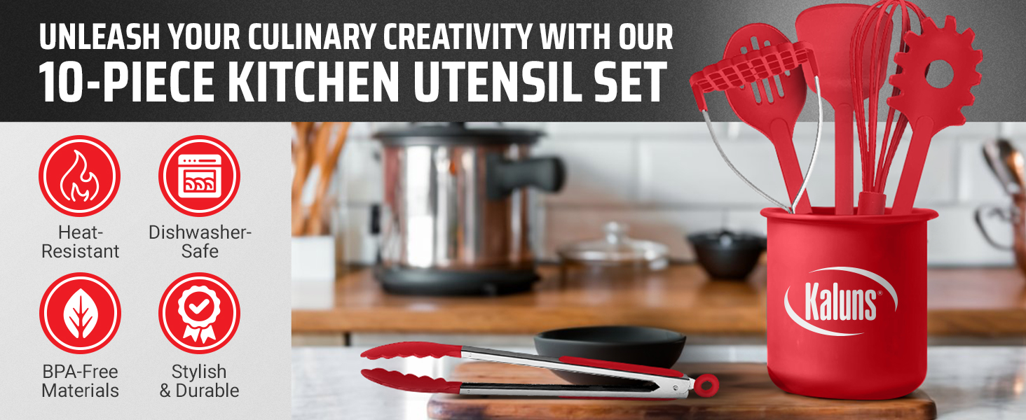 10-Piece Kitchen Utensil Set