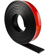Neoprene Rubber Strips Self Adhesive Solid Rubber Sheets, Rolls &amp; Strips for DIY Gaskets Crafts P...