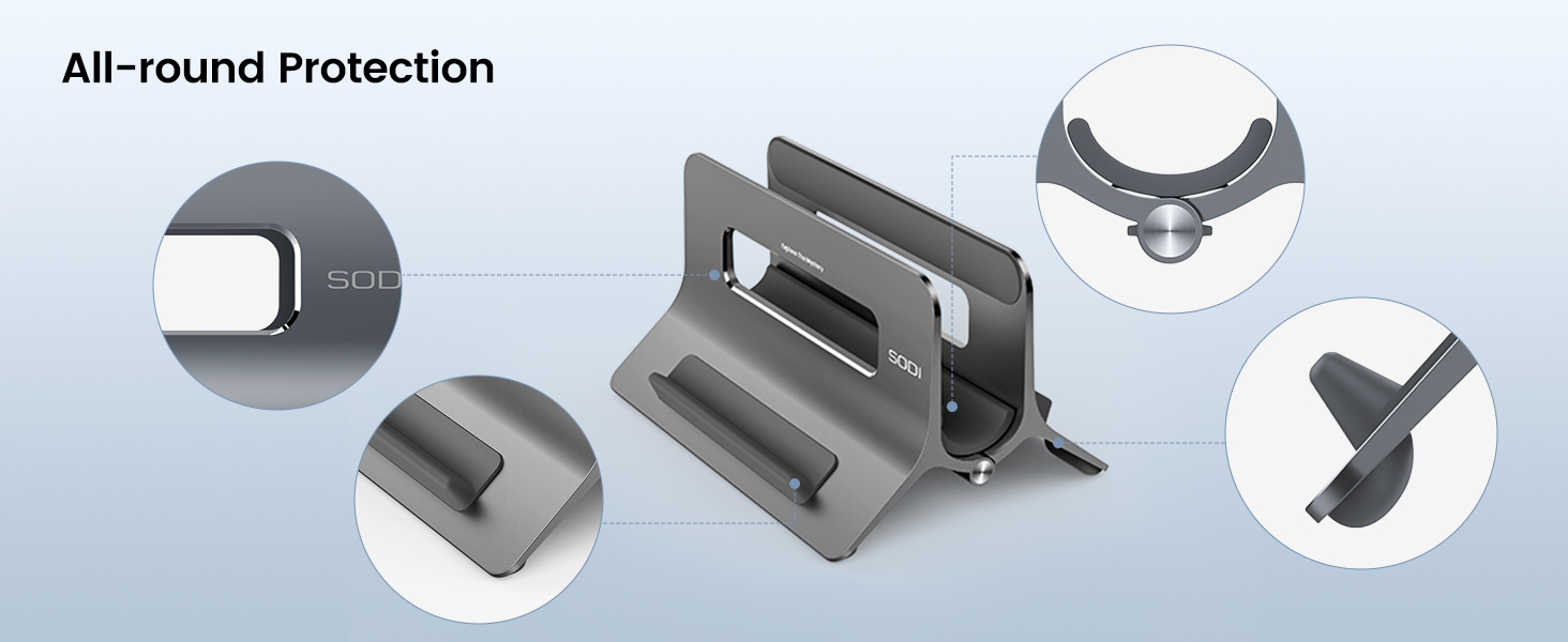 vertical macbook stand