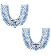 Magentak 2 Pcs Silicone U-Shaped Brush Head Replacement Compatible with U-Shaped Toothbrush,360 D...