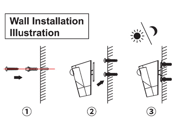 Installation Instructions Diagram for K11 Solar Alarm