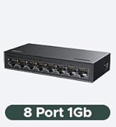 UGREEN Ethernet Switch Network Splitter 1000Mbps PoE
