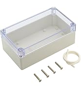 LeMotech ABS Plastic Junction Box Dustproof Waterproof IP65 Electrical Enclosure Box Universal Pr...
