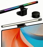 Monitor Light Bar, RGB Smart Computer Monitor Lamp for Gaming &amp; Office, No Glare Eye-Care LED Scr...