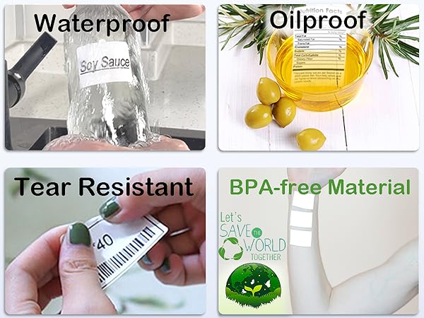 weather proof thermal labels