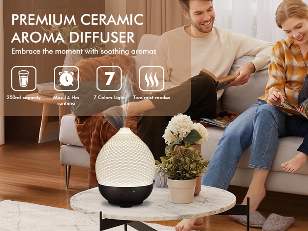 3D Oils Diffuser Ceramic 250ml_1