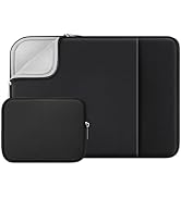 RAINYEAR 14 Inch Laptop Sleeve Protective Case Soft Fluffy Lining Cover Carrying Bag with Front P...