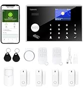 TUGARD Alarm Security with Phone APP Alert,2.4" TFT Screen Smart Home Security Alarm System,Monit...