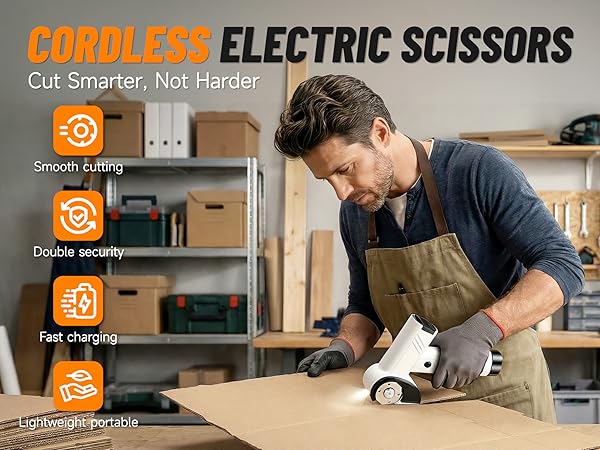 electric box cutter for thick cardboard