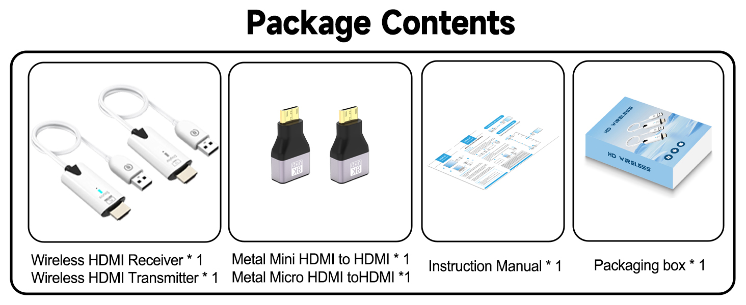 wireless hdmi display dongle adapter