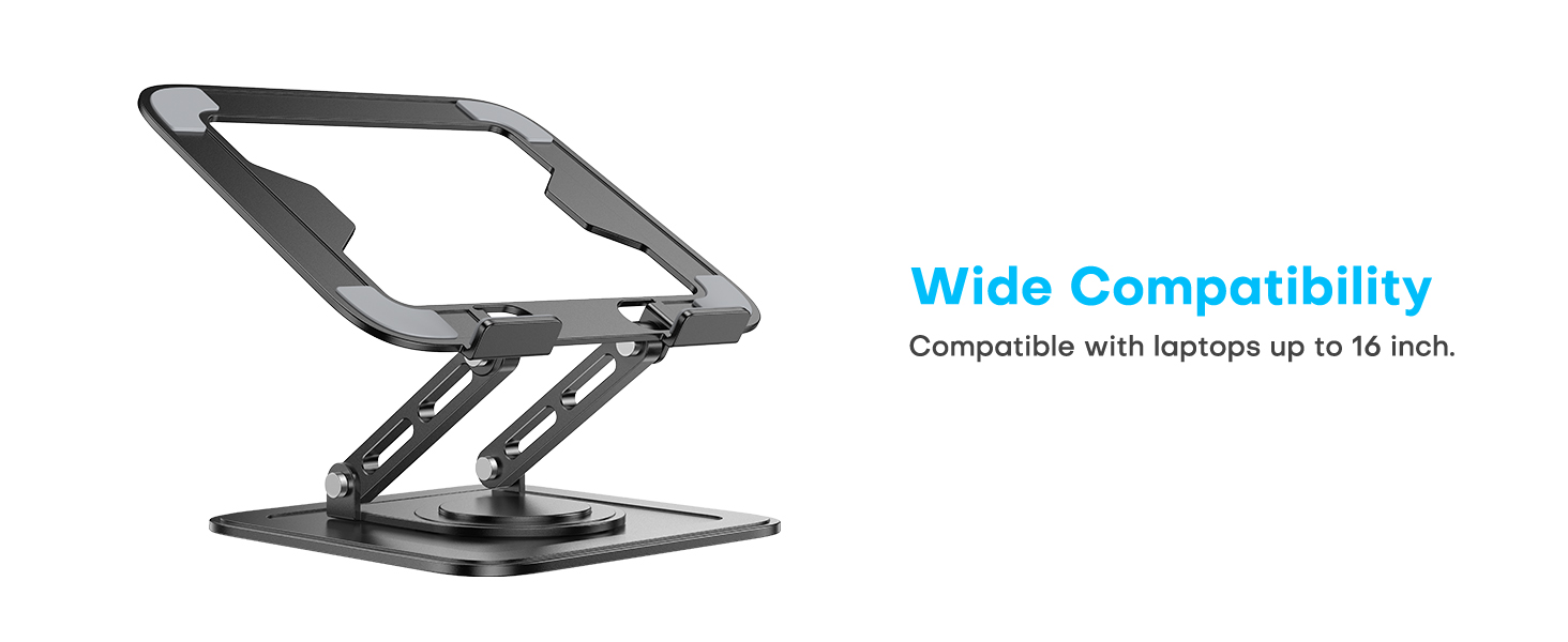 Aluminum alloy laptop stand,Ergonomic laptop stand,Compatible with a wide range of laptop stands