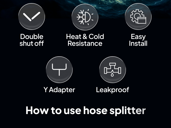 garden hose splitter