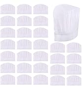 Sntieecr 30 Pack 8 Inch Kids White Paper Chef Hats, Chef Toques Kitchen Chef Caps for Cooking, Ba...