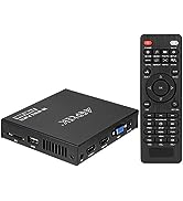 1080P Media Player with Dual HDMI Outpus, Portable MP4 Player for Video/Photo/Music Support USB D...