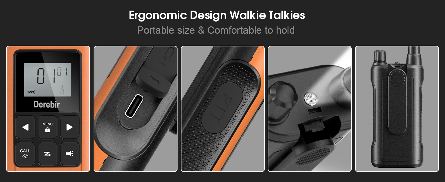 Rechargeable Walkie Talkies for Adults Long Range