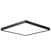 Square Black ceiling light 