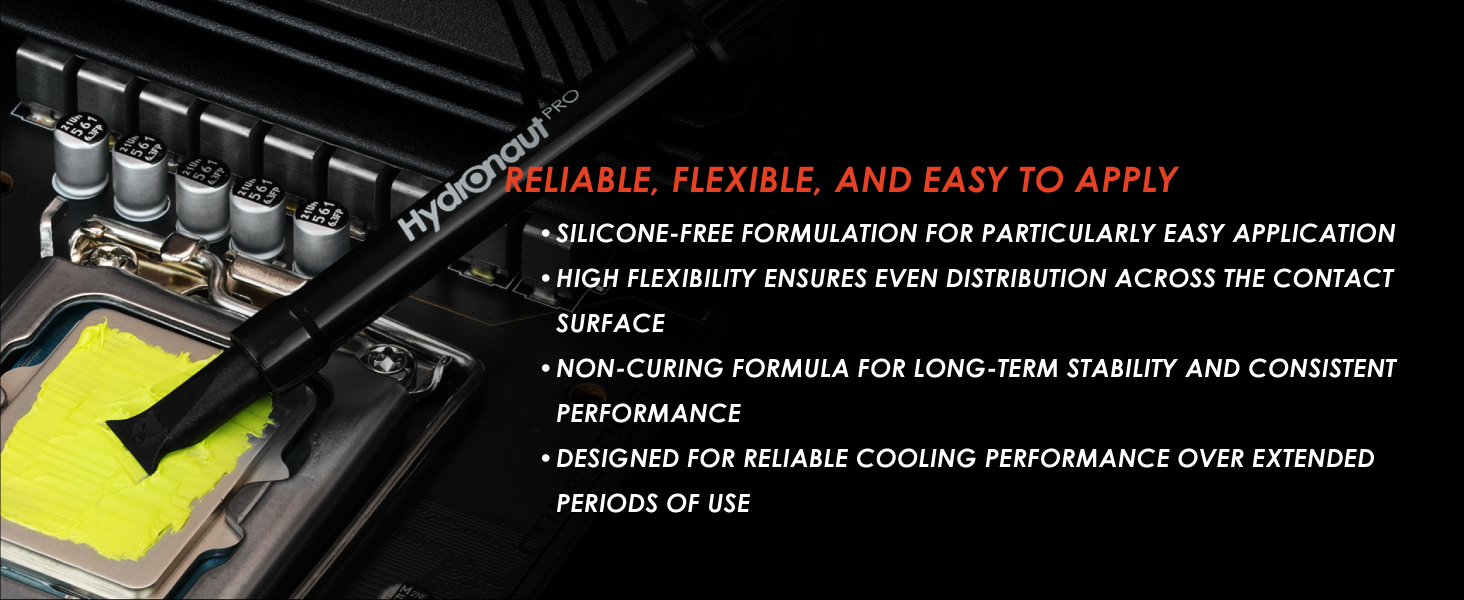 reliablel, flexible and easy to apply