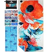 Yongoes Microfiber Lightweight Thin Beach Towel Sand Free Quick Dry Super Absorbent Compact Overs...