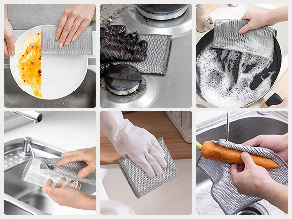 multipurpose dishwashing rags