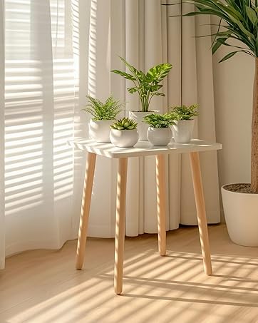 small side table;short table;white end table;nightstand