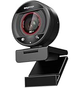 Galyimage 4K Webcam for PC, 1080P@60FPS Streaming Camera with PDAF Autofocus 8X Digital Zoom Dual...